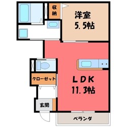 グレイス・ワン今泉の物件間取画像